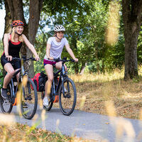 Die vierte Etappe des Naturpark-Radwegs führt durch den Kurpark von Bad Wildbad