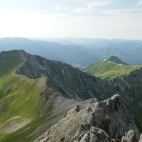 der weitere Wegverlauf zur Walser Hammerspitze