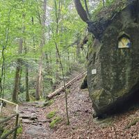 Schiebestelle nach der Ippbachbrücke