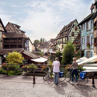 Fahrradtour in Colmar im Elsass