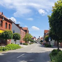 Altmarkrundkurs, Ortsdurchfahrt in Klötze