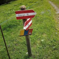 Wegweiser zum Gösser_Naturpark Almenland_Oststeiermark