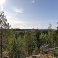 Groß Pörönmäki Hügel