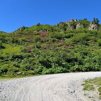 Colle Finestre unbefestigte Kehre