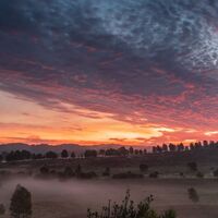 Wümmeberg Sonnenaufgang