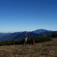 am Großen Göller Blick nach Nordost