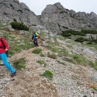 Abstieg Blick zurück