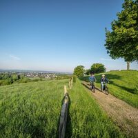 Radfahrer am Prunkweg