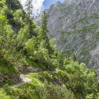 Hupfleitenpfad / Knappenweg - Blick zurück