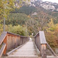 Holzbrücken über die Schwarza