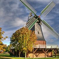 Außenansicht Holländer-Galerie Windmühle Elisabeth