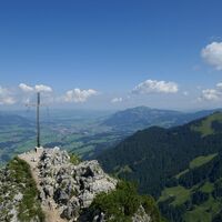 Gipfelkreuz am Rubihorn