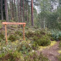 Vom Kannaksen Rundweg kann man auch zu einer kurzen Felsblockschleife abbiegen