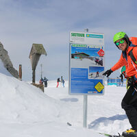 Skitouren-Lehrpfad Ziel am Grünleitennock