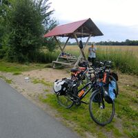 Idealer Rastplatz auf dem Weg nach Perleberg