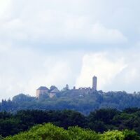 Blick auf die Glockenwelt Burg Greifenstein