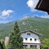 Rückblick von Bichlbach auf den Gipfel