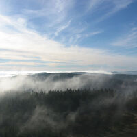 Neben auf den Bergen bei Willingen