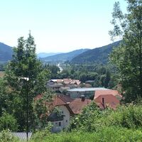 Blick von der Gaisberger Straße Richtung Süden