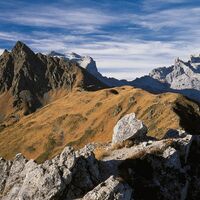 Über den Schwarzhornsattel führt der Weg zur Tilisunahütte