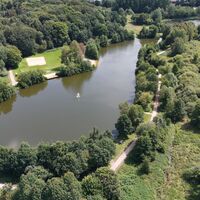 Der große Visselsee aus der Luft 