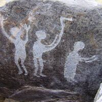Kopie des gefundenen Anderlinger Bildsteins