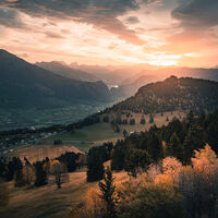 Aussicht vom Pizalun