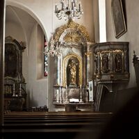 Innenansicht, Pfarrkirche St. Gallus