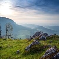 Ausblick Geländehütte Hohe Wand