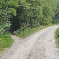 Links am Kampbad vorbei