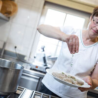 Traditionelle Lesachtaler Schlipfkrapfen