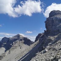 Ausblick hinüber zur Soiernspitze (links) - dem Zielpunkt der Tour