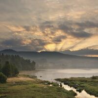 Schluchsee Abenddämmerung