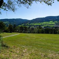 Blick vom Rastplatz auf Pöggstall