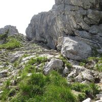 Scheffau_Aufstieg Scheffauer_Wasserloch_Wilder Kaiser