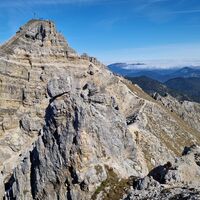 Blick vom Feldernkreuz zur Schöttelkarspitze