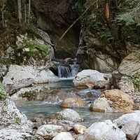 Der Rio Bordaglia, den man am Ende der Strecke überquert