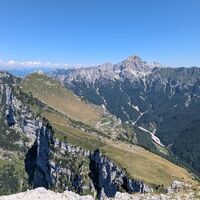 Blick vom Monte Borgà