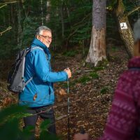 Wandern auf dem Serpentinenpfad