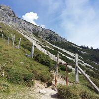 Weg zwischen Erichhütte und Stegmoosalm