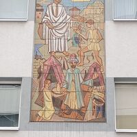 Mosaik "Paschas Zelt", Simmering, Wien
