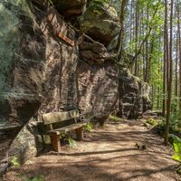 Karl-May-Felsen am Rodalber Felsenwanderweg