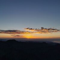 Stimmung nach dem Sonnenuntergang