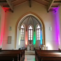 Innenansicht Bergbau Lichterkirche