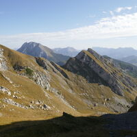 Lugauer und Hochhäusl, der Aufstiegsweg zur Gsuchmauer auch sehr schön ersichtlich