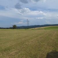 Aussicht auf der Wiese nahe beim Spierlkreuz