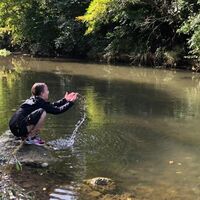 Erlebnis hautnah auf den Sandbänken in der Triesting