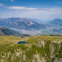 Der Wangsersee von oben