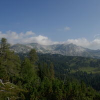 der Ebenstein ist noch im Nebel