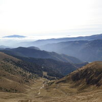 Blick ins schöne Kar, rechts bin ich rauf